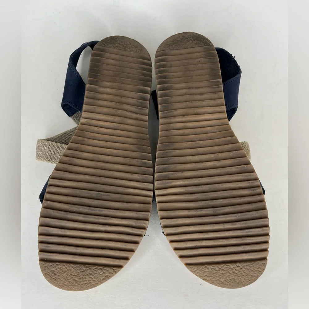 bionatura sandals Women Size 39 US 8 Blue/tan Leather/textile Upper - Picture 13 of 15